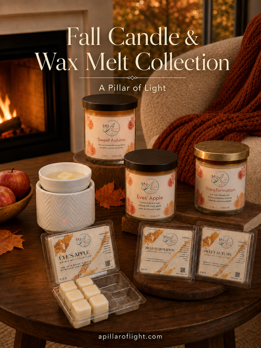 Autumn Intentions: Fall Candles & Calmshell Wax Melts