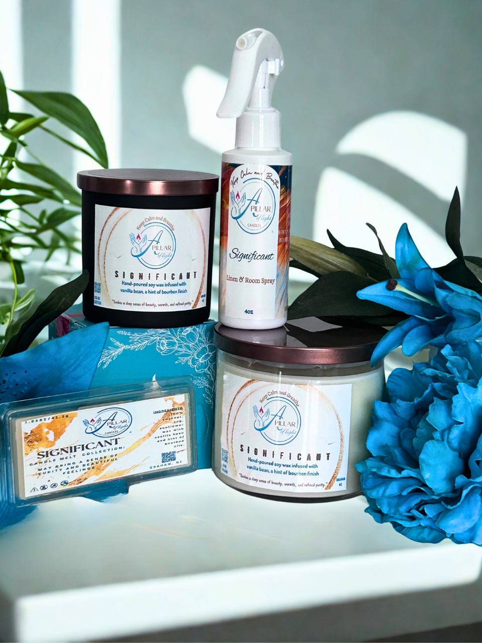 Significant Collection — luxury hand-poured soy candles with warm vanilla and bourbon notes by A Pillar of Light"