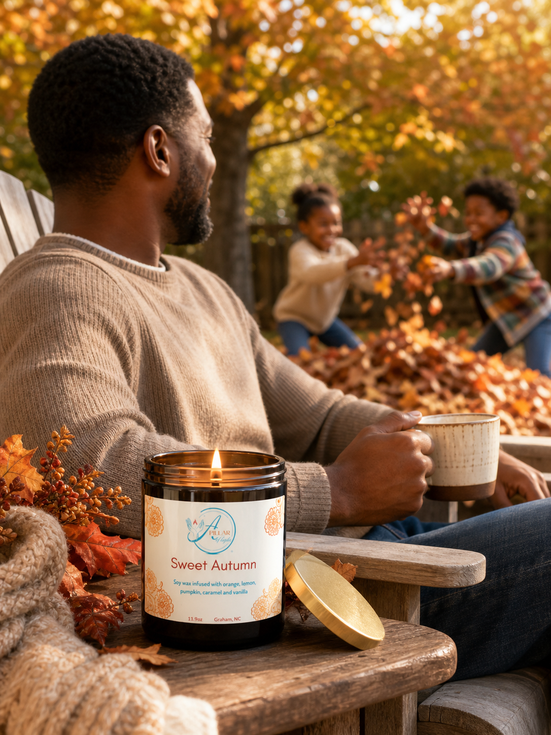 Sweet Autumn Soy Candle | Pumpkin, Caramel & Vanilla
