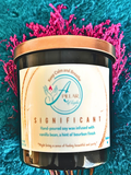 Significant Soy Candle with vanilla bean and bourbon - hand-poured luxury candle for meaningful moments and self-worth